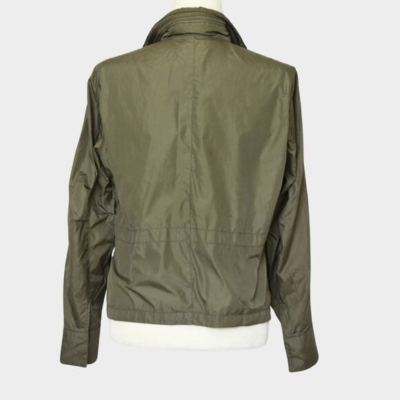 GAP Women's Army Green Rain Coat Utility Jacket Size S - Picture 4 of 10